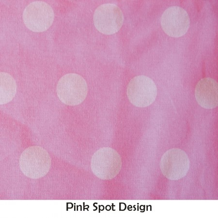 Pink Spot Design Fabric